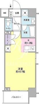 モンレーヴ錦糸町 1403 間取り図