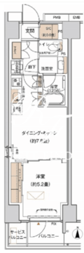 プライムネクサス大森北 422 間取り図