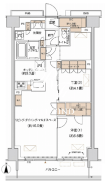 プライムネクサス大森北 806 間取り図