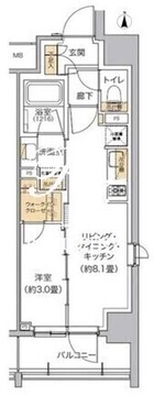 リビオメゾン東池袋 703 間取り図