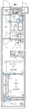 トラディス赤塚 105 間取り図