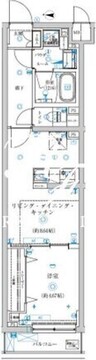 トラディス赤塚 408 間取り図