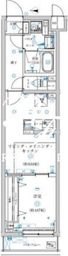 トラディス赤塚 410 間取り図