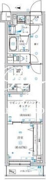 トラディス赤塚 411 間取り図