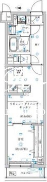 トラディス赤塚 413 間取り図