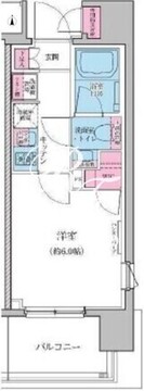 レジディア品川シーサイド 202 間取り図