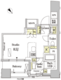 パークアクシス茅場町 1002 間取り図