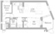 クラリティア都立大学 105 間取り図