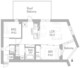 クラリティア都立大学 304 間取り図