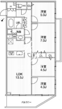 ライムレジデンス曳舟 221 間取り図