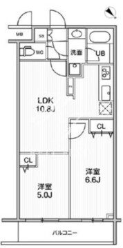 ライムレジデンス曳舟 326 間取り図