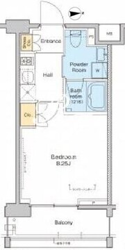 プラウドフラット中野 303 間取り図