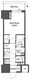 コンフォリア東上野 1204 間取り図