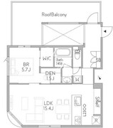 グランデュオ祖師谷6 402 間取り図