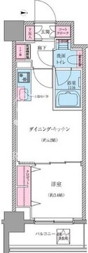 クレヴィアリグゼ世田谷松陰神社前 605 間取り図