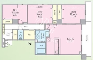 春日テラス 403 間取り図