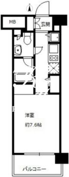 ニューシティアパートメンツ亀戸 506 間取り図