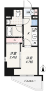 グランパセオ大森 801 間取り図