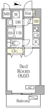オルサス志村坂上 507 間取り図