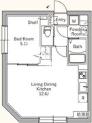 エルファーロ赤坂 301 間取り図 ?>