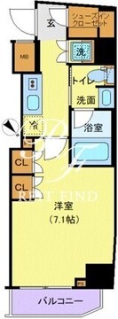 ガリシア大塚 604 間取り図