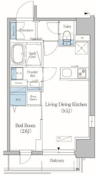 アーバネックス北上野 602 間取り図