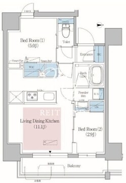 アーバネックス北上野 804 間取り図