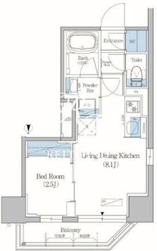 アーバネックス北上野 1001 間取り図