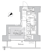 リブクオーレ神保町 1002 間取り図