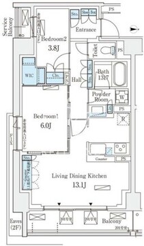 ロイヤルパークス赤羽サウス 301 間取り図