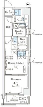 ロイヤルパークス赤羽サウス 109 間取り図