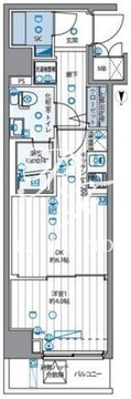 パティーナ住吉 412 間取り図