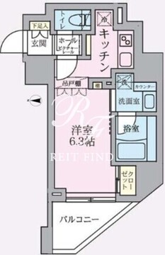 アークマーク中野 303 間取り図