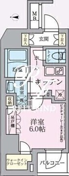 アークマーク中野 701 間取り図