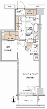 プライムネクサス大森北 217 間取り図