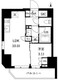 エスグランデ御徒町 201 間取り図