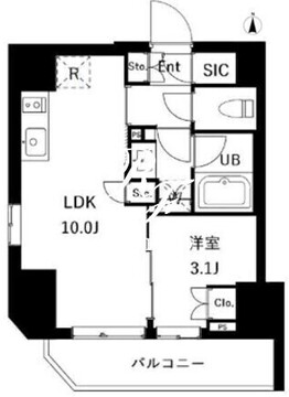 ES-Grande御徒町 601 間取り図