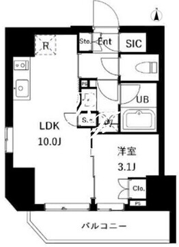 ES-Grande御徒町 901 間取り図