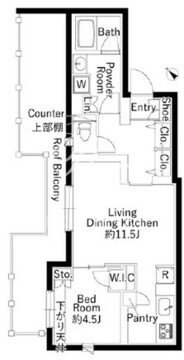 コンポジット千石 501 間取り図