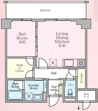 ソライエアイルときわ台 216 間取り図