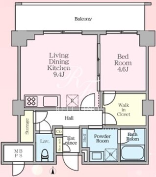 ソライエアイルときわ台 411 間取り図