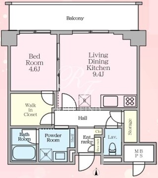 ソライエアイルときわ台 410 間取り図