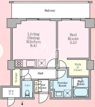 ソライエアイルときわ台 409 間取り図