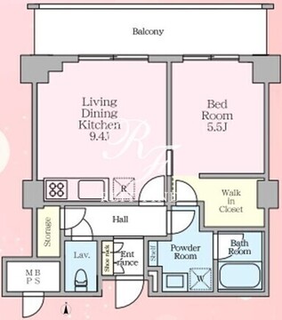 ソライエアイルときわ台 414 間取り図