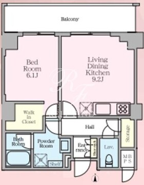 ソライエアイルときわ台 415 間取り図