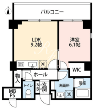 ソライエアイルときわ台 408 間取り図