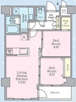 ソライエアイルときわ台 605 間取り図