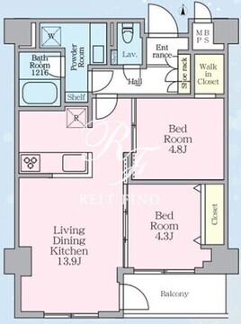 ソライエアイルときわ台 604 間取り図