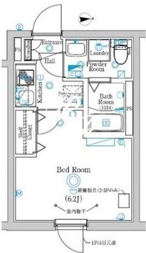 ラフィスタ蓮根 202 間取り図