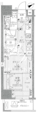 日神デュオステージ浅草三筋 503 間取り図